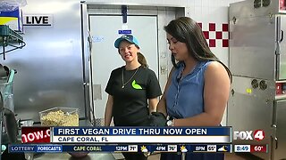 In the kitchen of Cape Coral's first vegan drive thru restaurant