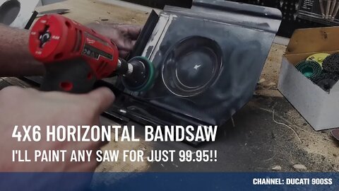 4x6 Bandsaw - I'll paint any saw for just 99.95!!