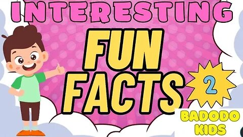 Interesting Fun Facts For Kids | Animals & More | Fun Learning 😄