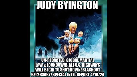 Judy Byington Update - Is This The Start Of WW3?! Iran Attacks Israel