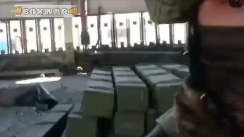 ‼️🇷🇺⚡️Уникальное видео/Кадры поражения артиллерией ЛНР объекта на заводе «Азот» в Северодонецке