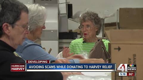 Avoiding scams while donating to Harvey relief