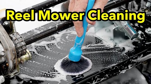 Reel Mower Maintenance Cleaning Deep Cleaning