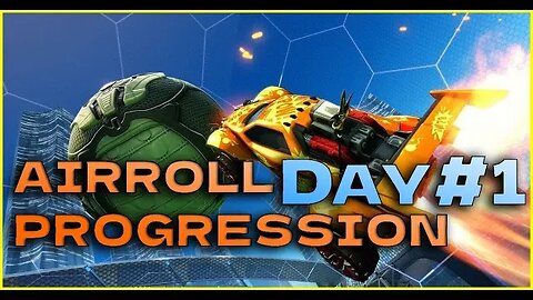 Air Roll Progress DAY#1 #rocketleague #freestyle