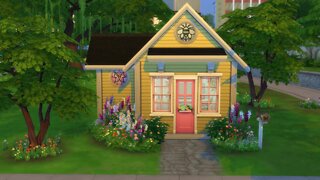 Cozy Tiny Home - Speed Build (Sims 4)