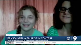 Benson girl makes storytelling contest finals