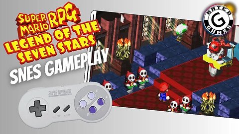 Super Mario RPG SNES - Legend of the Seven Stars - Pt 3 - Mushroom Kingdom and Mack Boss Fight