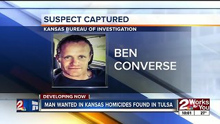 Man wanted in Kansas homicides found in Tulsa