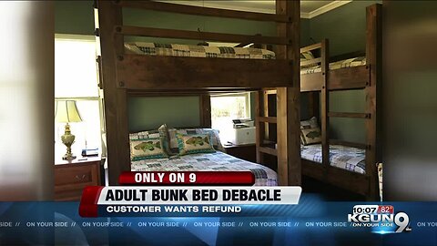 NY couple pays $9,000 for adult bunk beds, claims Tucson maker is a fraud
