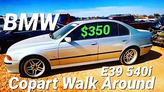 BMW E39 M Sport! Copart Walk Around