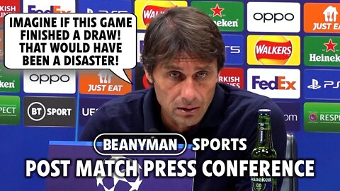 'A draw would have been a DISASTER!' | Tottenham 3-2 Frankfurt | Antonio Conte press conference