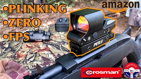 Crosman 1077 How Many Shots Per C02 Cartridge? Pinty 1x28x40 Reflex Sight