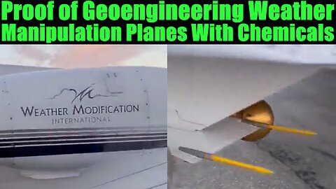 Chemtrails - PROOF of Geoengineering Weather Manipulation Planes With Chemicals