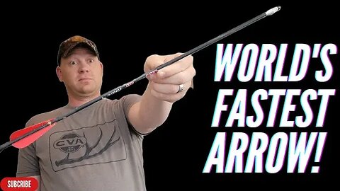 World's Fastest Arrow!!! #archery #bowandarrow #bowhunting #hunting