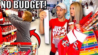 SURPRISE Christmas SHOPPING SPREE for Sam & Emily! 🎁 NO BUDGET!