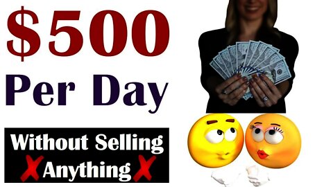 How to make $500 a day, make easy money, Part time job, Work from home, Money Secret