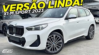 NOVA BMW X1 S DRIVE 20i M SPORT 2023 COMPLETA COM ACC, HEAD UP DISPLAY, PADDLE SHIFTS E MOTOR 2.0