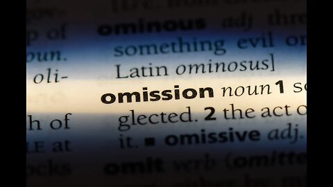 Sin of Omission