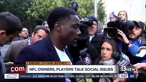 NFL players and owners talk social issues and anthem protests