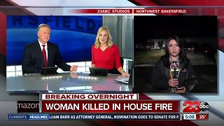 Woman killed in house fire Thursday night