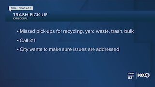 Cape Coral asking for public input on trash pick-up issues