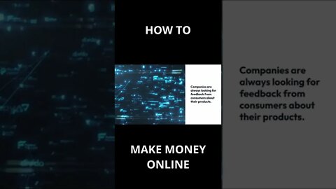 HOW to MAKE MONEY ONLINE - N.10 #shorts