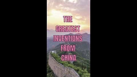 The Greatest Inventions From China #shorts