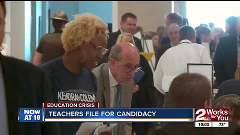 Tulsa teacher files to run for Tulsa House seat with other teachers in record-breaking numbers