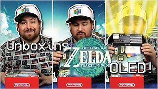 Legend Of Zelda: Tears of the Kingdom Nintendo Switch OLED Unboxing!