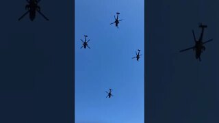 AH-64 Apache Helicopter Flyover Army/Air Force Nov 5, 2022