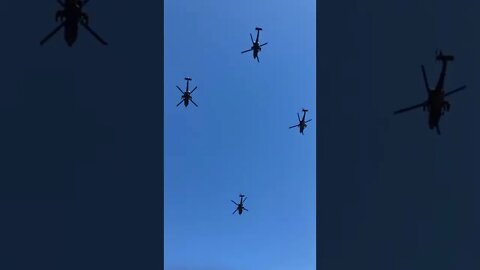 AH-64 Apache Helicopter Flyover Army/Air Force Nov 5, 2022