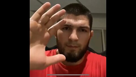 Khabib Nurmagomedov shows off new reebok running shoes in instagram giveaway