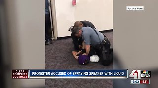 UMKC student charged with assault from arrest during protest