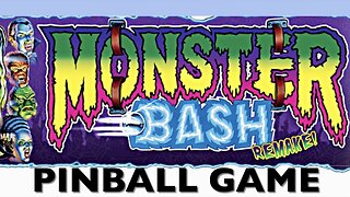 Monster Bash Pinball Machine Play