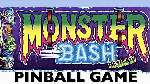 Monster Bash Pinball Machine Play