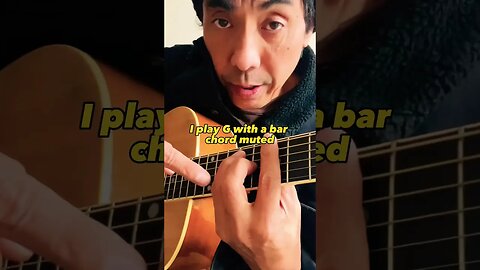 How to play reggae beat on acoustic guitar #shorts