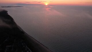 Flying Above The Clouds in Grand Marais, Michigan (Drone Footage)