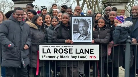 In the spirit of BLM the La Rose Lane sign that was Black Boy Lane has been vandalised