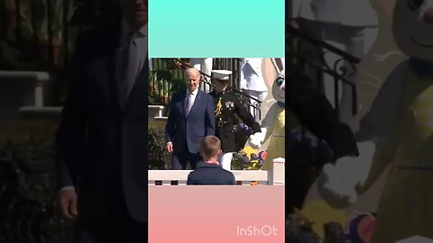 Biden Chased by the Easter Bunny #washingtondc #biden #shorts #shortsvideo #joebiden