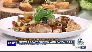 Recipe for summer roast chicken with panzanella