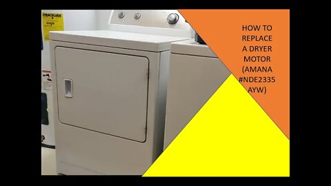 how to repair amana dryer
