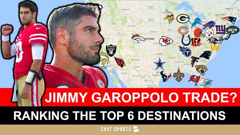 Jimmy Garoppolo Trade destinations after the 49ers granted him permission to seek a new home