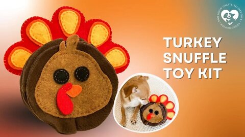 Tom Turkey Snuffle Toy Pattern Kit Announcement