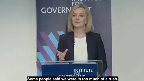 Liz Truss accuses 'political and economic establishment' of triggering a market 'meltdown' after