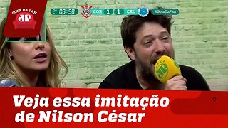 Veja essa imitação de Nilson César durante gol decisivo do Cruzeiro