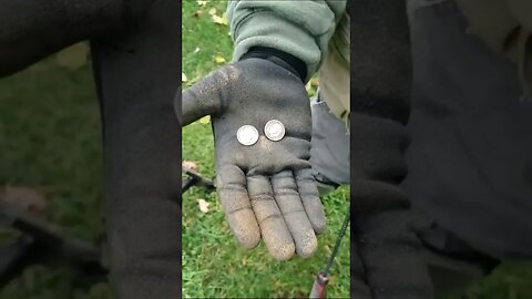 Silver area, eh #treasure #relic #coins #metaldetecting #silver #buttons #civilwar #trending