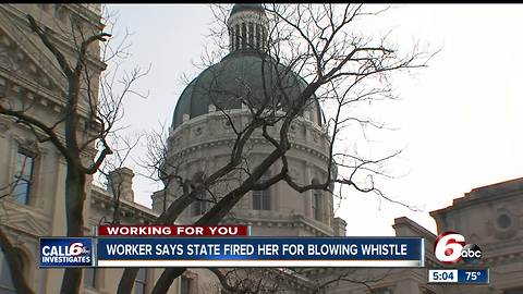 Whistleblower claims state fired her for calling out misuse of funds