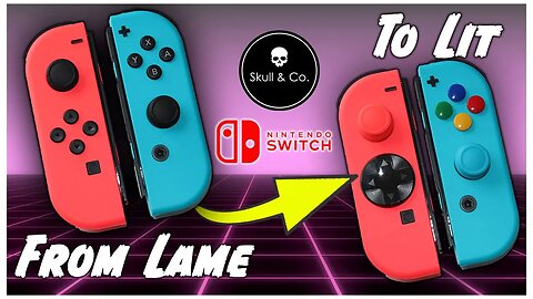 NO MOD Joy Con D-Pad & Button Installation Options from Skull & Co! - #Shorts