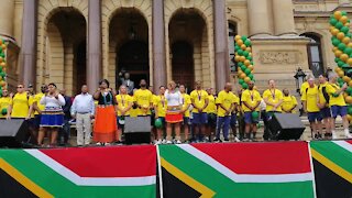 SOUTH AFRICA - Cape Town - Springbok Trophy Tour (Video) (kKw)