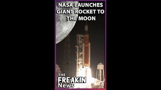 First Moon Launch In 50 Years Sees NASA’S Biggest Rocket Take Flight #shorts